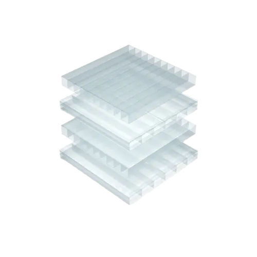 Polycarbonat Stegplatten transparent 5