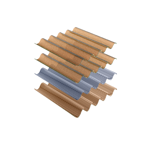 Acrylglas Wellplatte farbig 5