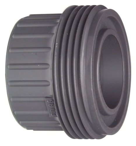 100463 GF PVC-U Einschraubteil D12 D5/8 Zoll PN16