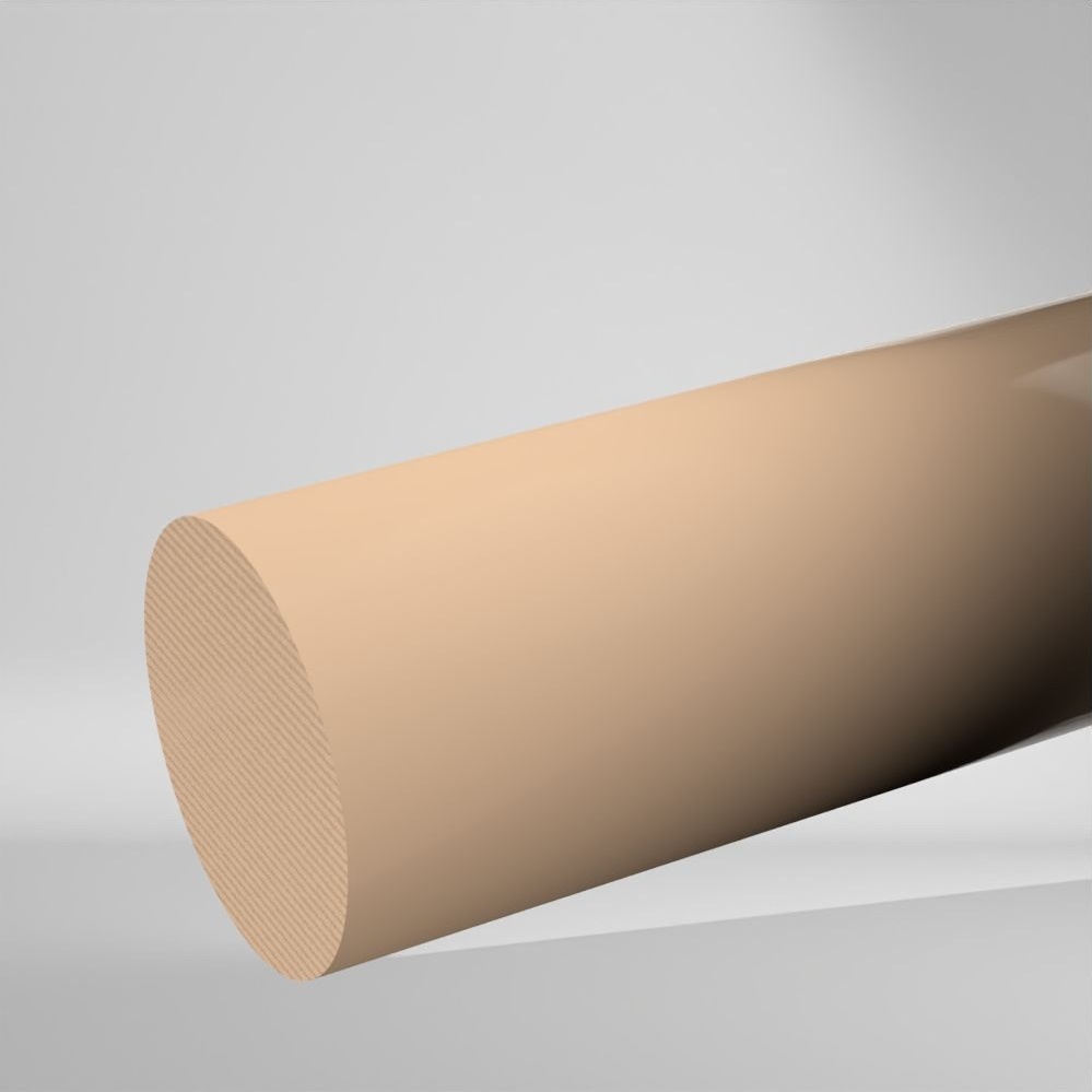 TECAPEEK PEEK Vollstab Natur 1000x200mm ✔️ Gute Wärmeformbeständigkeit