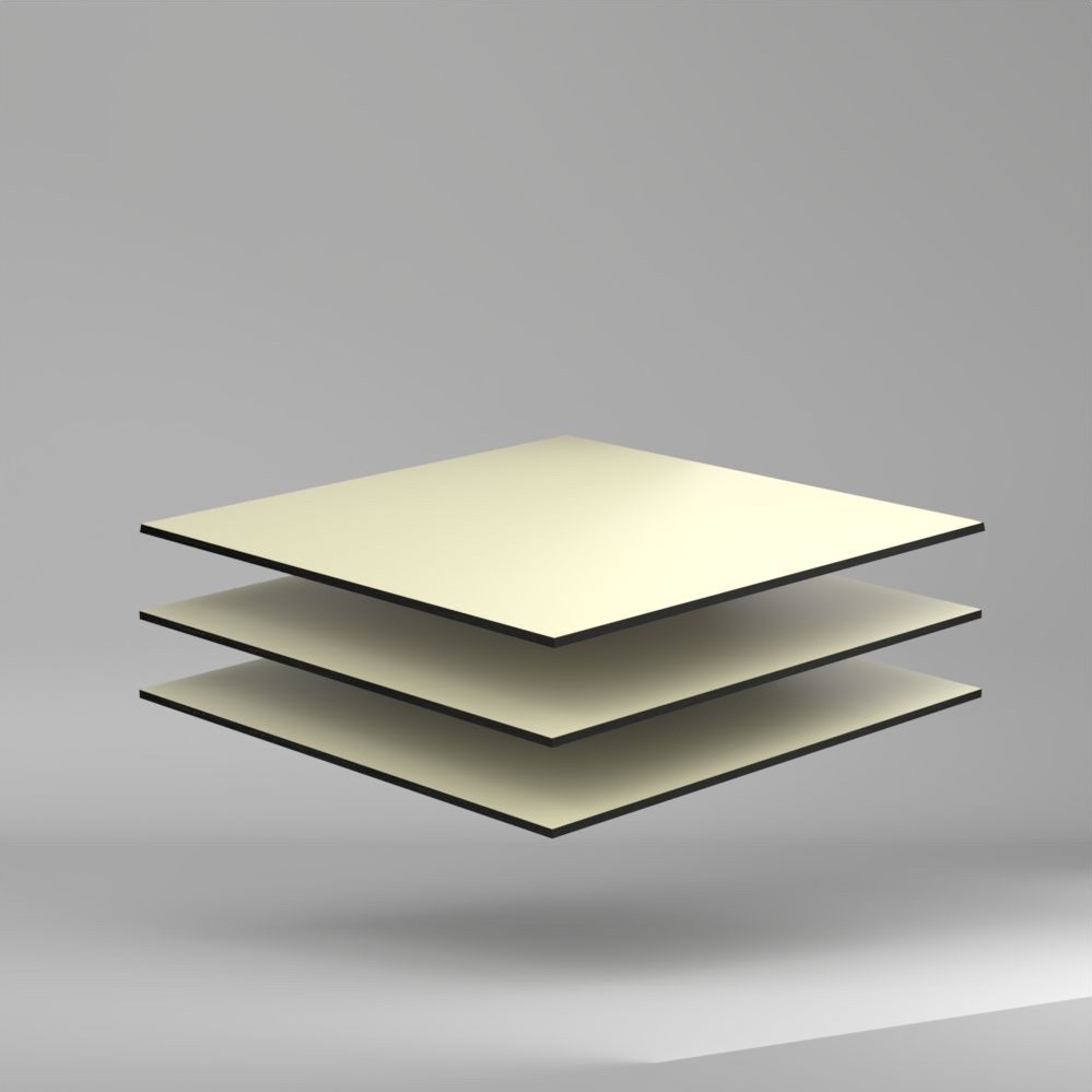 Trespa Meteon Uni Colours HPL Platte Stone Beige 3050 x 6 mm Kratz- und stoßfest