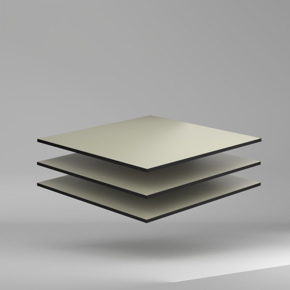 Trespa Meteon Uni Colours HPL Platte Stone Grey 3050 x 8 mm Kratz- und stoßfest