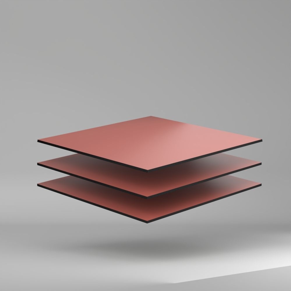 Trespa Meteon Uni Colours HPL Platte Terra Cotta 3050 x 6 mm Kratz- und stoßfest