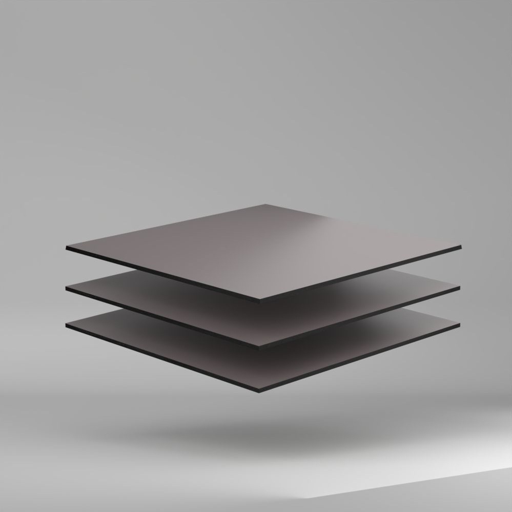 Trespa Meteon Uni Colours HPL Platte satin/satin Taupe 3650 x 6 mm Kratz- und stoßfest