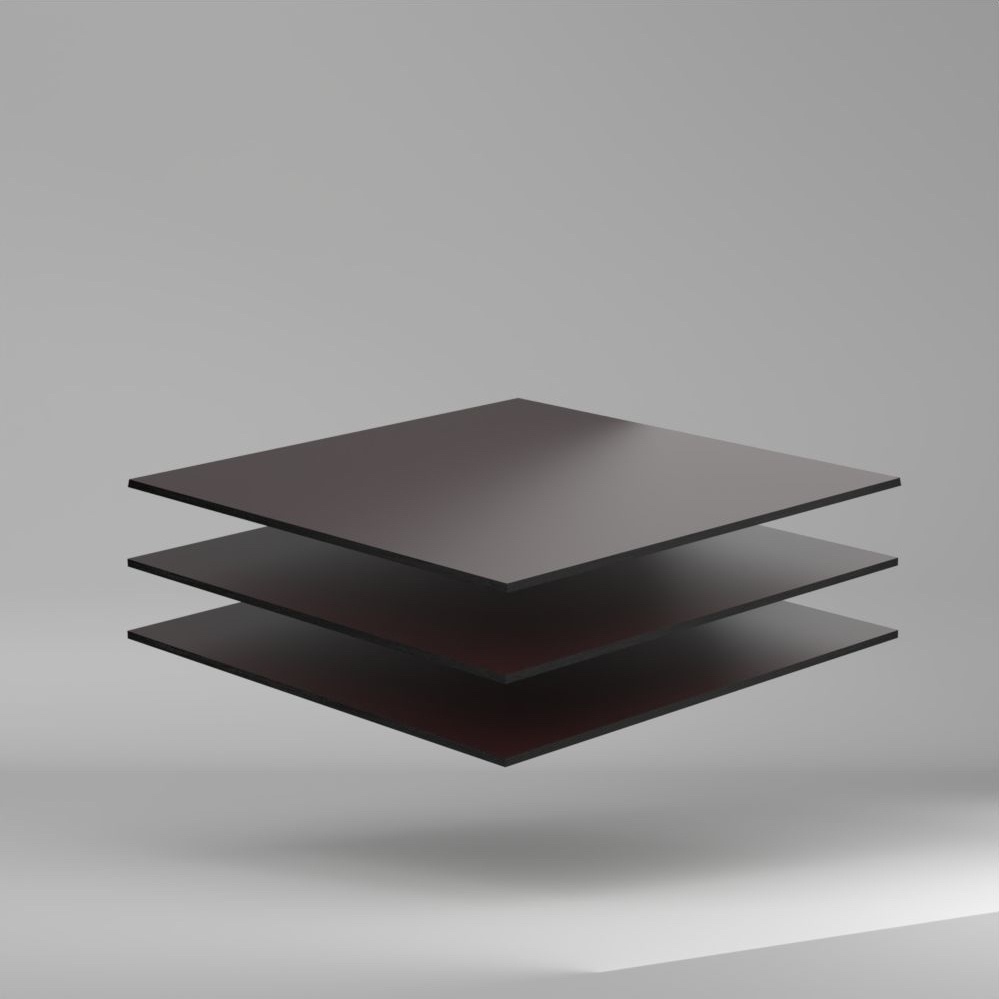 Trespa Meteon Uni Colours HPL Platte Deep Red Brown 2550 x 6 mm Kratz- und stoßfest