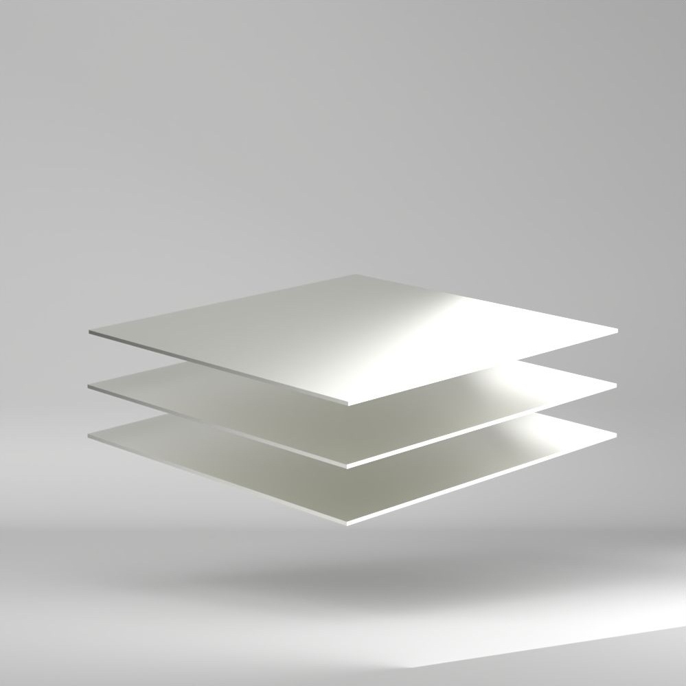 Vikureen PS Platte WEISS 2000x1000x3mm ✔ Hohe Schlagzähigkeit