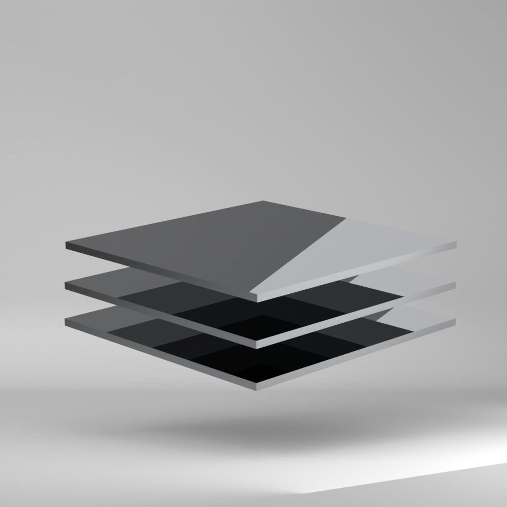SIMONA PVC-CAW PVC-U Platte Hellgrau 2000x1000x8mm ✔ Chemisch widerstandsfähig