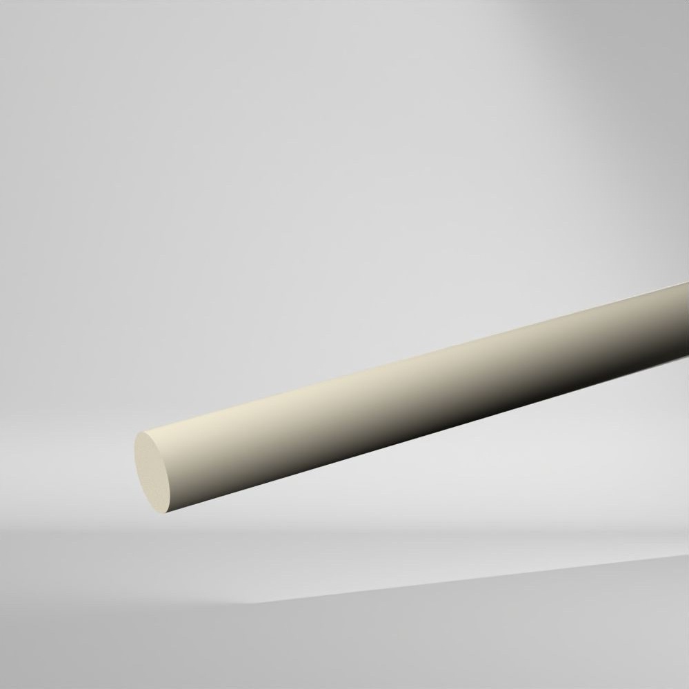 GEHR PVDF Vollstab Natur 1000x50mm ✔️ Hohe Festigkeit und Steifigkeit und Zähigkeit (auch bei Kälte)