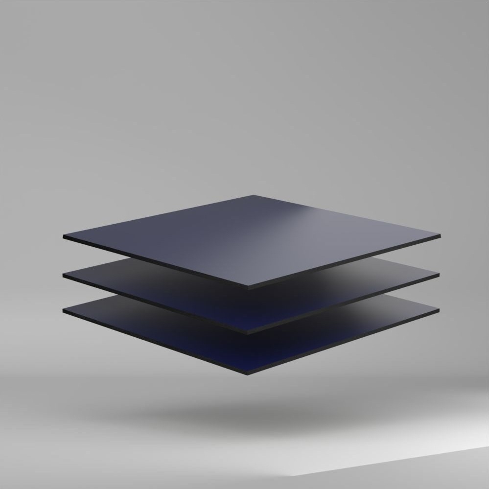Trespa Meteon Uni Colours HPL Platte Dark Blue 4270 x 6 mm Kratz- und stoßfest