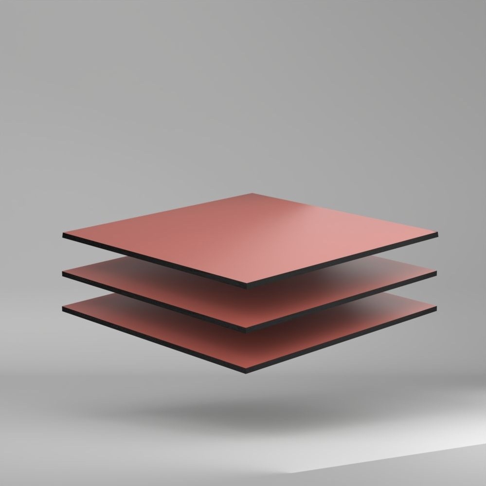 Trespa Meteon Uni Colours HPL Platte Terra Cotta 4270 x 8 mm Kratz- und stoßfest