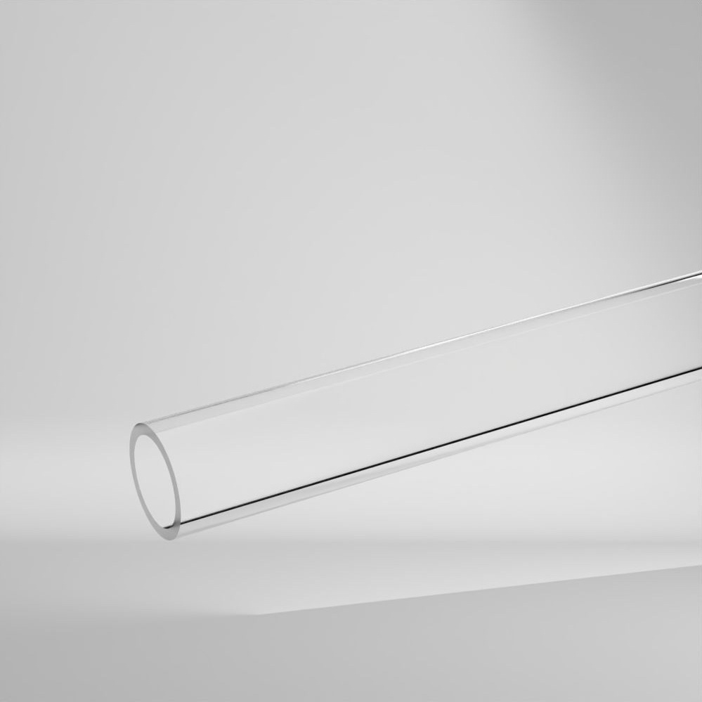 PMMA Hohlstab Klar 2000x30x24mm ✔️ Sehr hohe Härte und Steifigkeit
