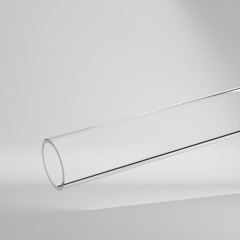 PMMA Hohlstab Klar 2000x40x34mm ✔️ Sehr hohe Härte und Steifigkeit