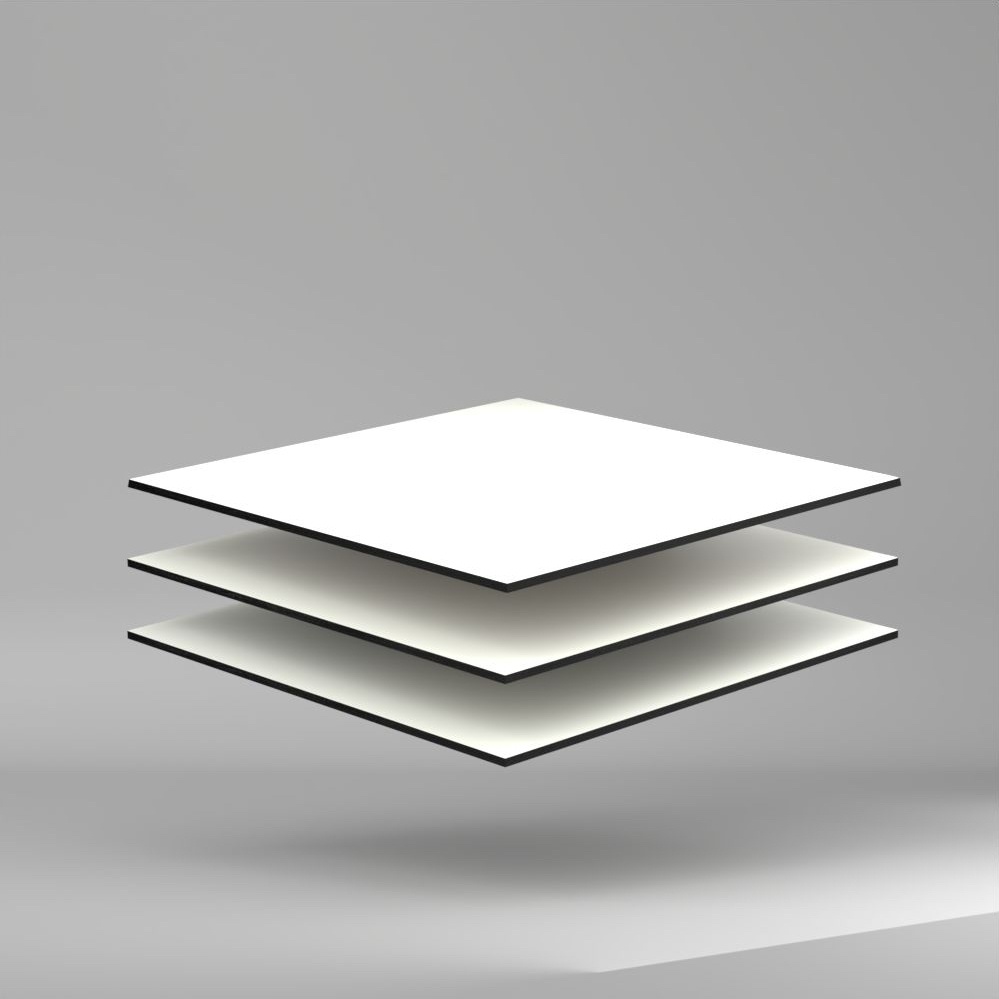 Vikures Plus Compact HPL Platte Weiss 4200 x 6 mm Extrem hohe Beständigkeit gegen UV-Strahlen und Witterungseinflüssen