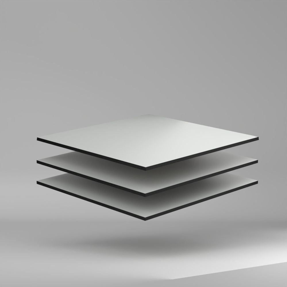 Trespa Meteon Metallics HPL Platte Aluminium Grey 4270 x 8 mm Kratz- und stoßfest