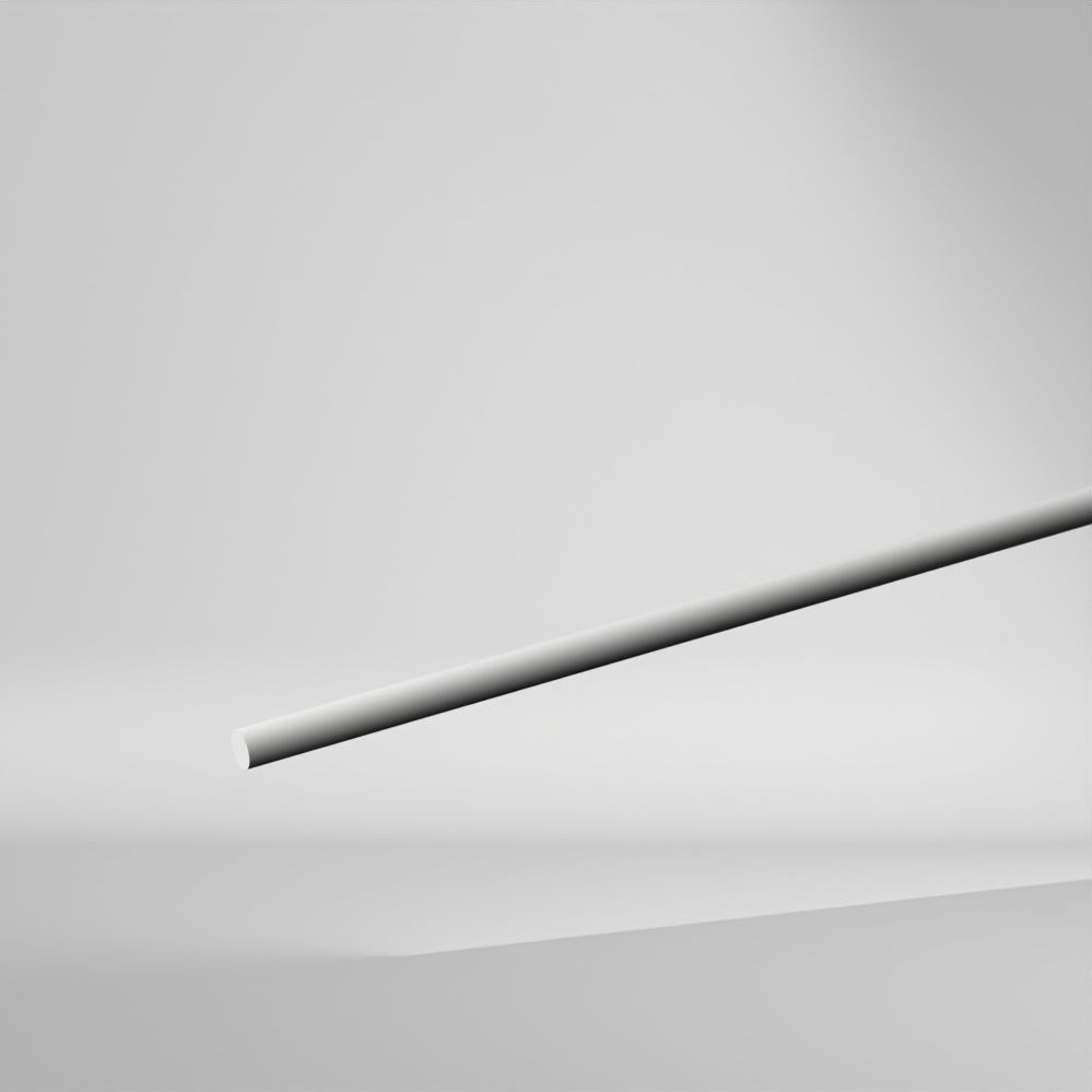 SIMONA PVDF Vollstab Natur 2000x10mm ✔️ Sehr gute Chemikalienbeständigkeit