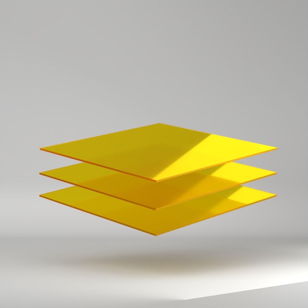 DEGLAS PMMA Platte Gelb 3050x2030x3mm ✔ Sehr gute Witterungs- und Altersbeständigkeit