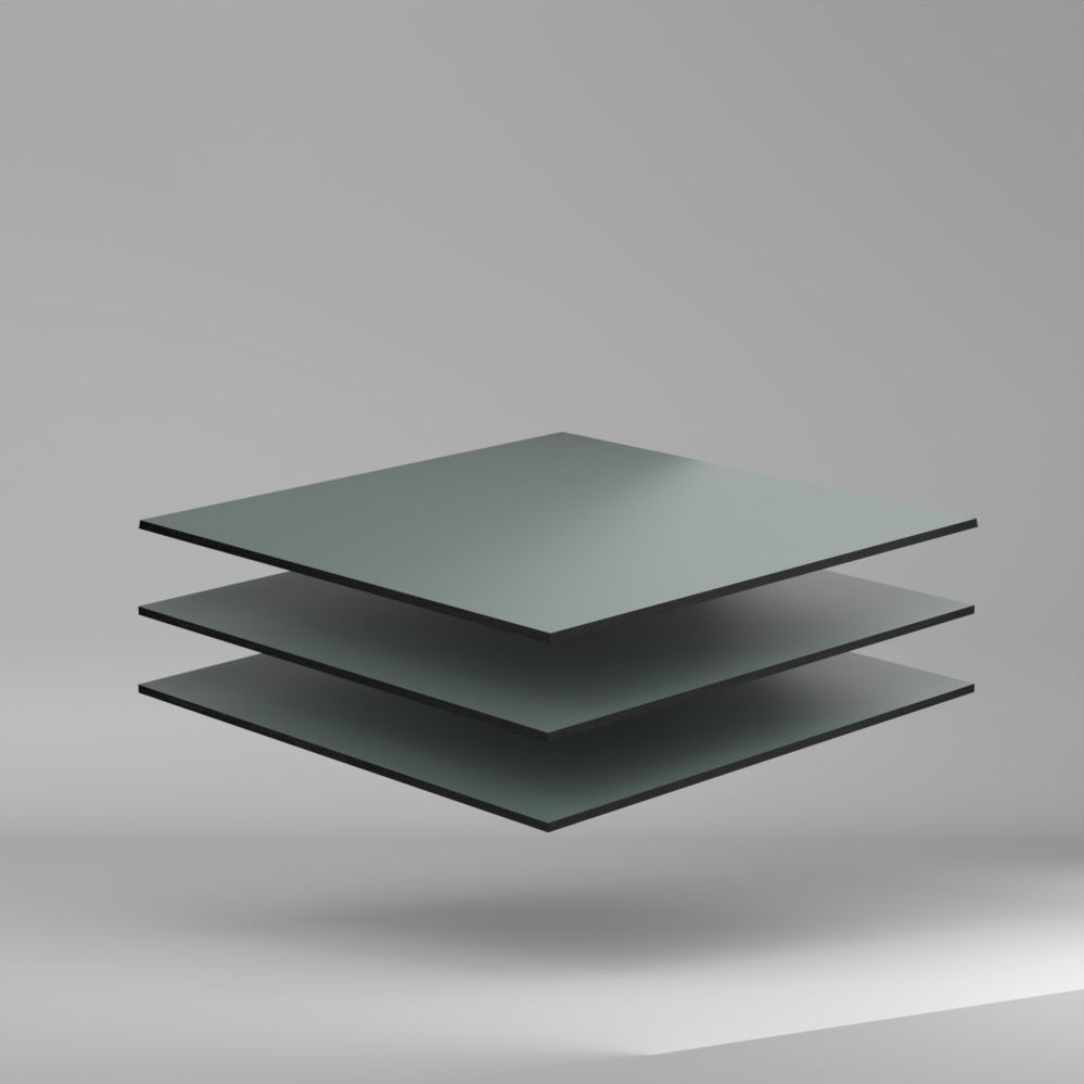 Trespa Meteon Uni Colours HPL Platte Quartz Grey 3650 x 6 mm Kratz- und stoßfest