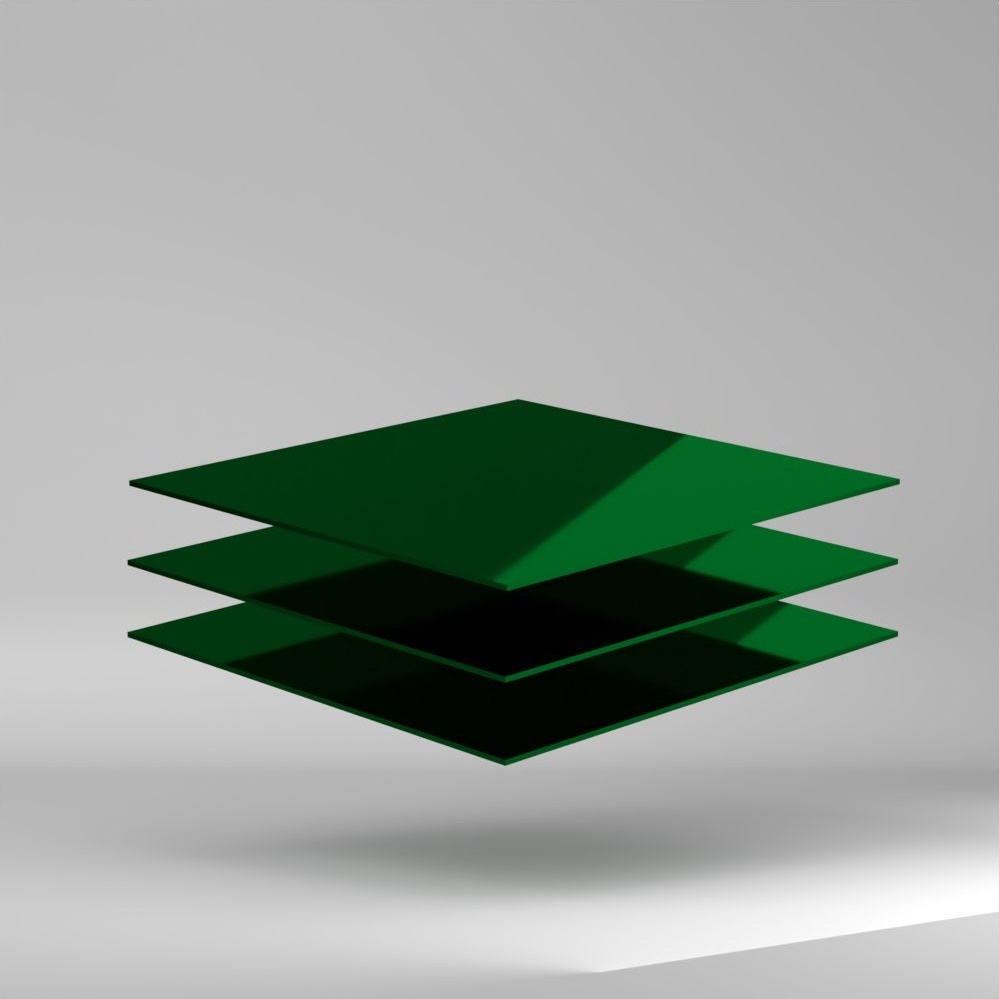 DEGLAS PMMA Platte Grün 2030x1520x3mm ✔ Sehr gute Witterungs- und Altersbeständigkeit
