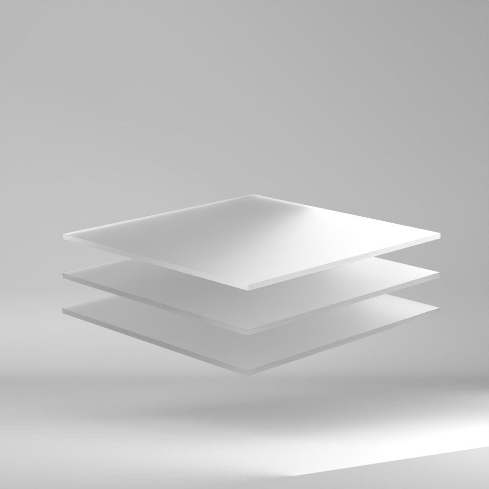 Green Cast Setacryl PMMA Platte Klar 3020x2020x12mm ✔ 100% recycelt und recycelbar