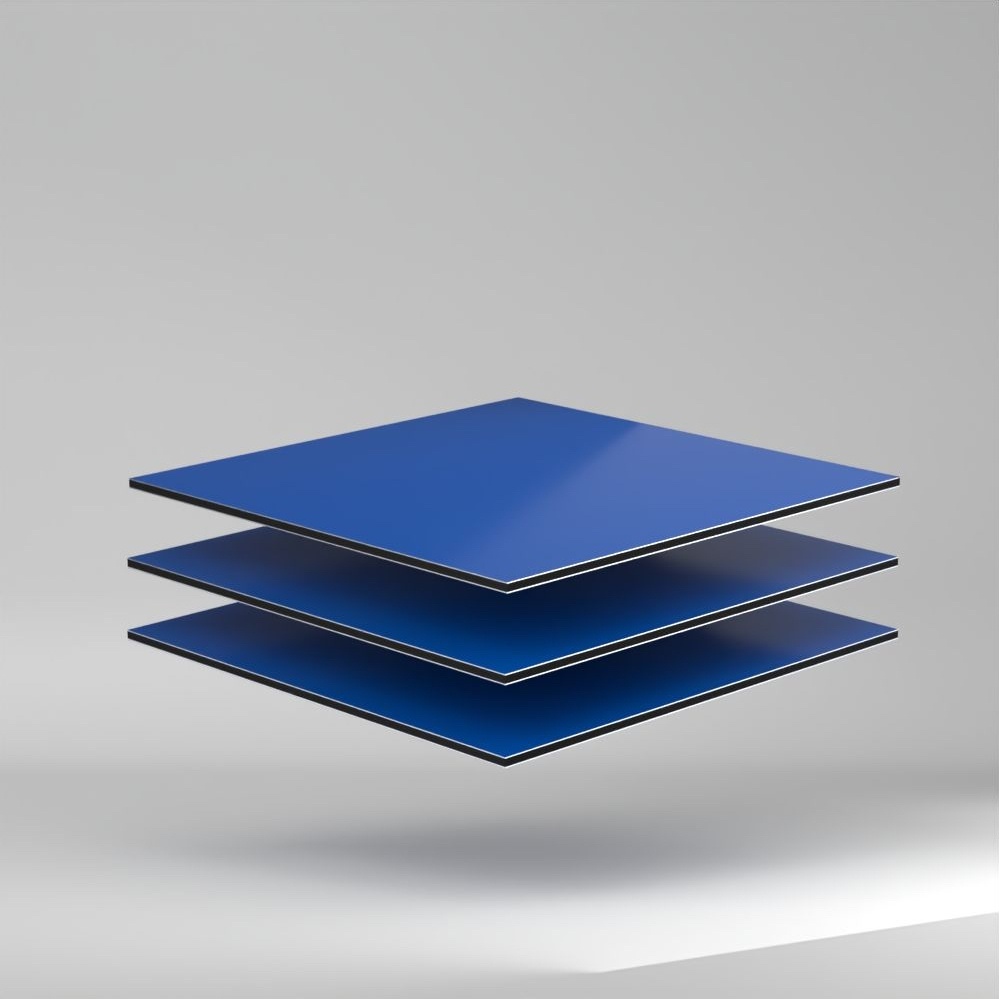 etalbond D3 Alu Verbundplatte Marineblau 3050x1500x3mm ✔️ Leichtgewicht bei hoher Biegefestigkeit und Formstabilität