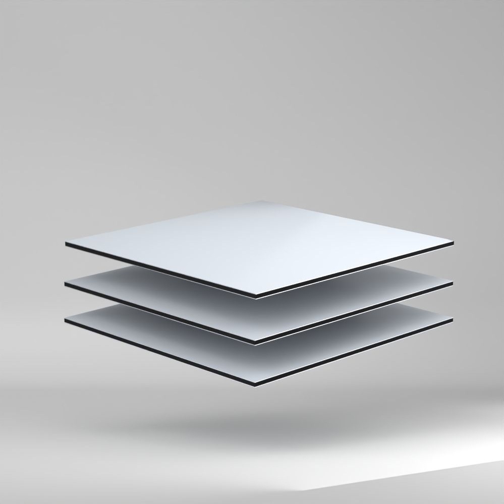 etalbond D3 Alu Verbundplatte Silber Metallic 3050x1500x3mm ✔️ Leichtgewicht bei hoher Biegefestigkeit und Formstabilität