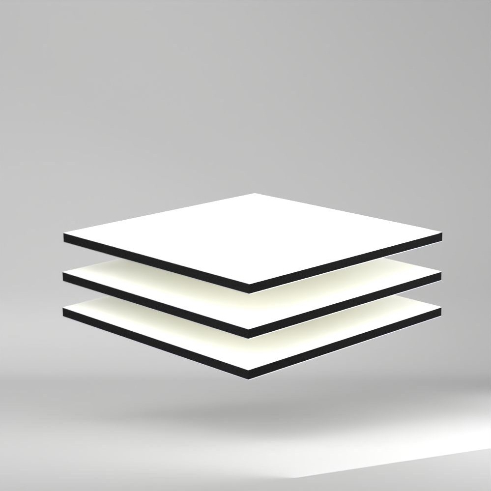 etalbond D3 Alu Verbundplatte Snow White 3050x1500x6mm ✔️ Leichtgewicht bei hoher Biegefestigkeit und Formstabilität