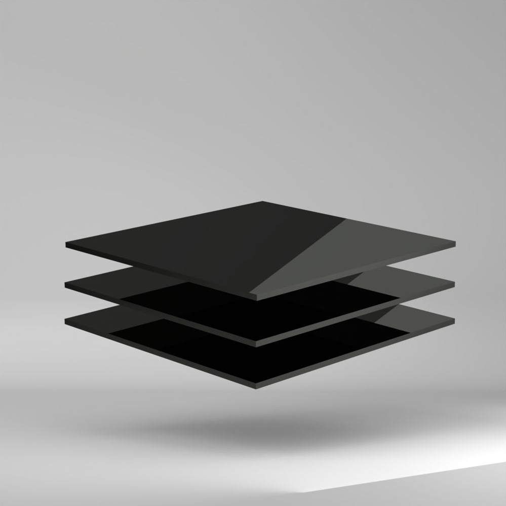 SIMONA PVC-CAW PVC-U Platte Dunkelgrau 3000x1500x6mm ✔ Chemisch widerstandsfähig