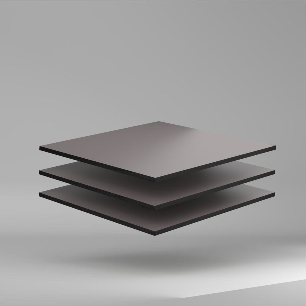 Trespa Meteon Uni Colours HPL Platte satin/satin Taupe 4270 x 10 mm Kratz- und stoßfest