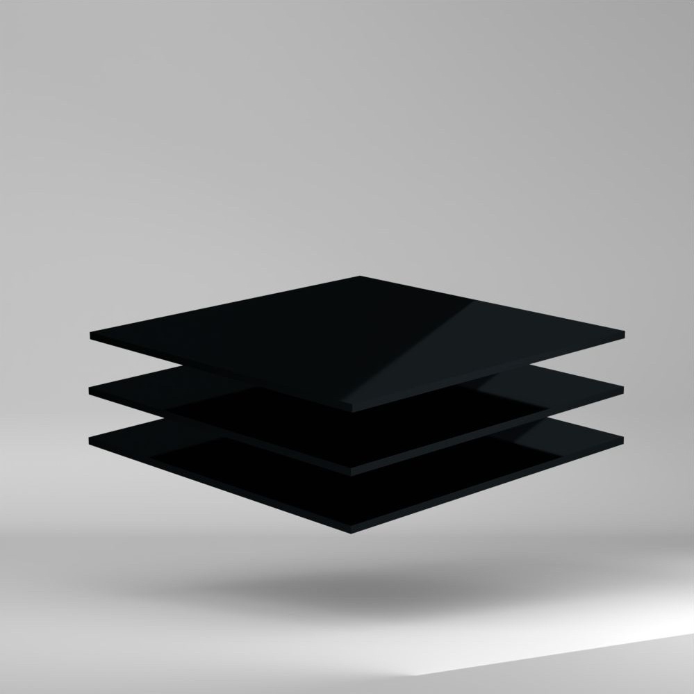 DEGLAS PMMA Platte Schwarz 3050x2030x6mm ✔ Sehr gute Witterungs- und Altersbeständigkeit