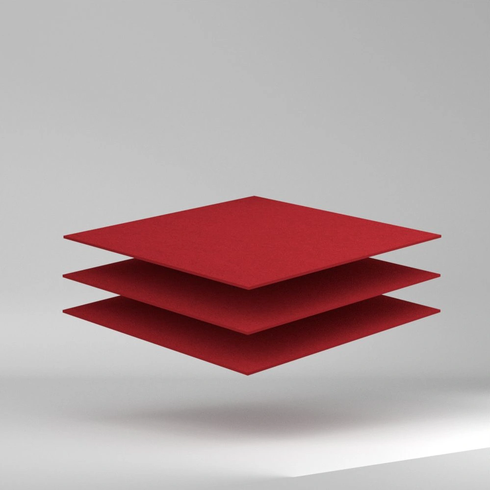SIMOPOR-COLOR PVC Freischaum Platte Rot 3050x1530x3mm ✔ Sehr gute Verarbeitbarkeit