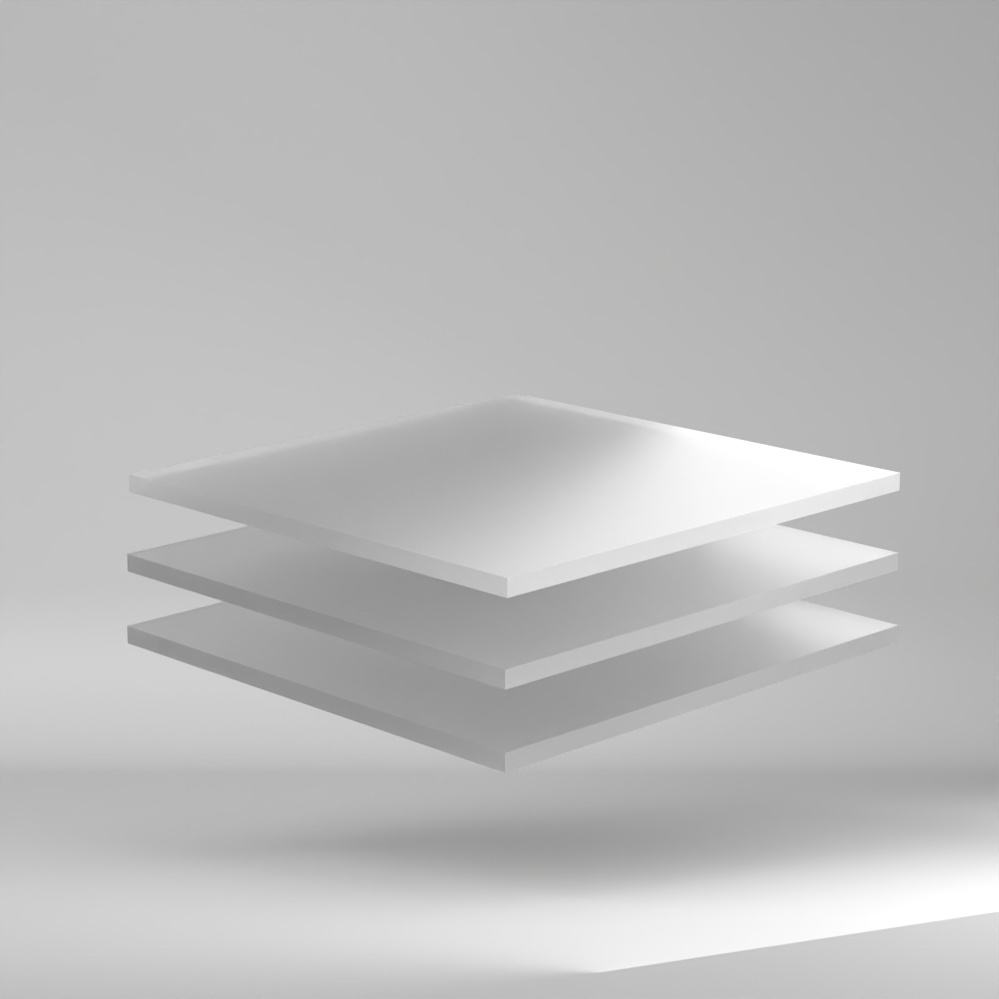 Satinglas PMMA Platte Opal Weiss 1510x2020x10mm ✔ Beiseitig satinierte Oberfläche