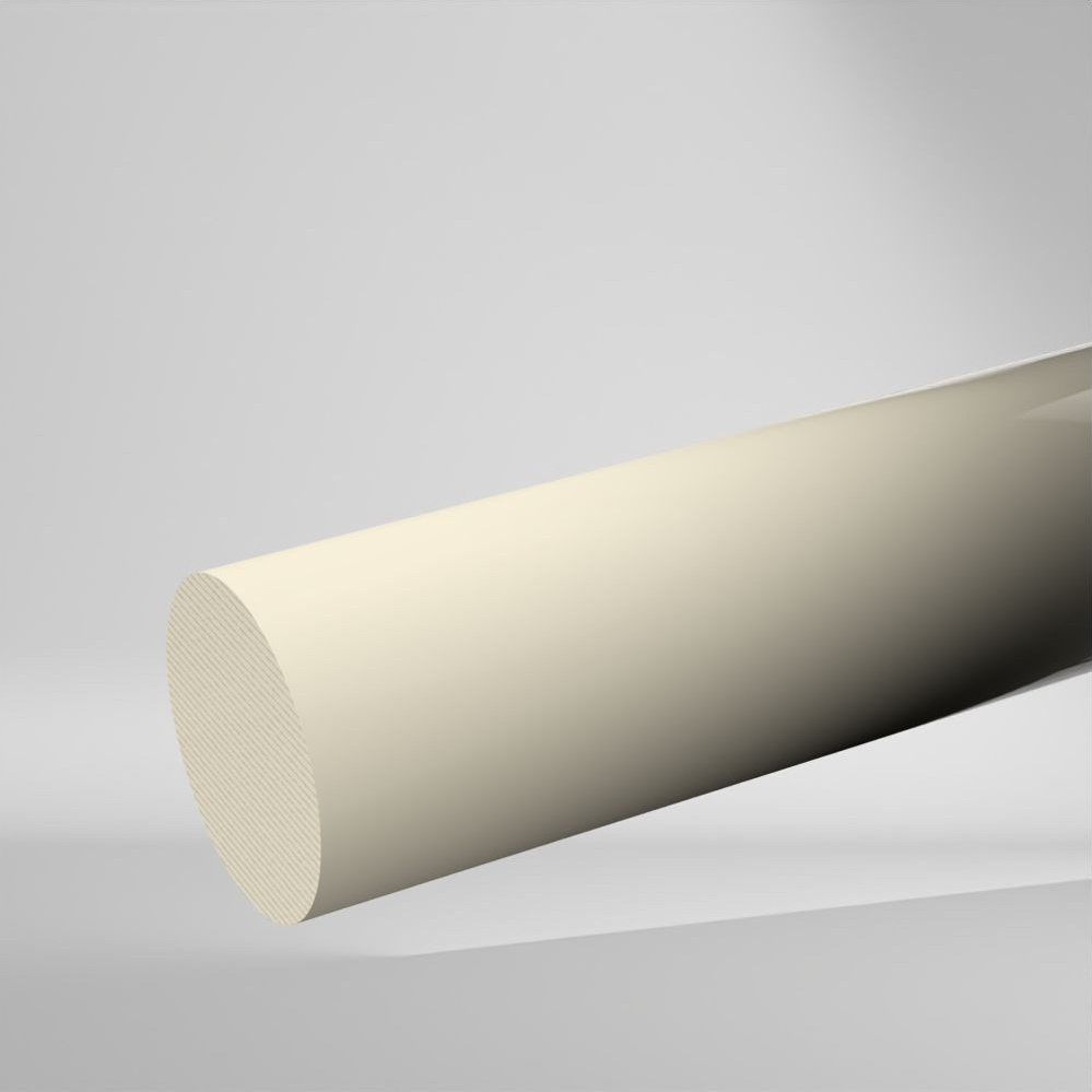 GEHR PVDF Vollstab Natur 1000x150mm ✔️ Hohe Festigkeit und Steifigkeit und Zähigkeit (auch bei Kälte)