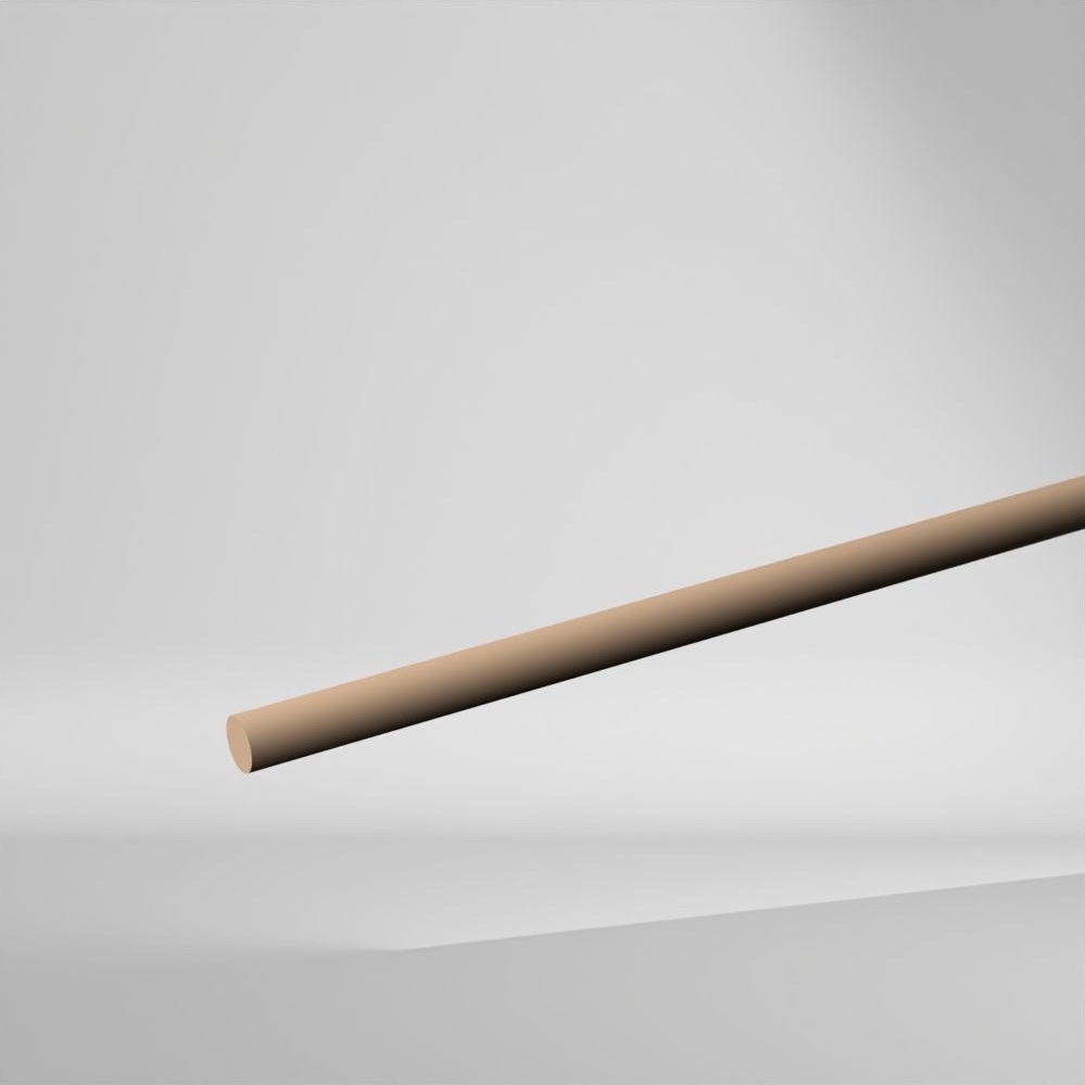 TECAPEEK PEEK Vollstab Natur 3000x18mm ✔️ Gute Wärmeformbeständigkeit