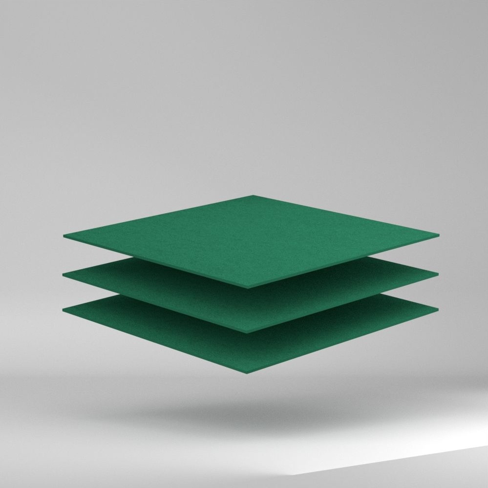 SIMOPOR-COLOR PVC Freischaum Hartschaumplatte Grün 3050x1530x3mm ✔ Sehr gute Verarbeitbarkeit