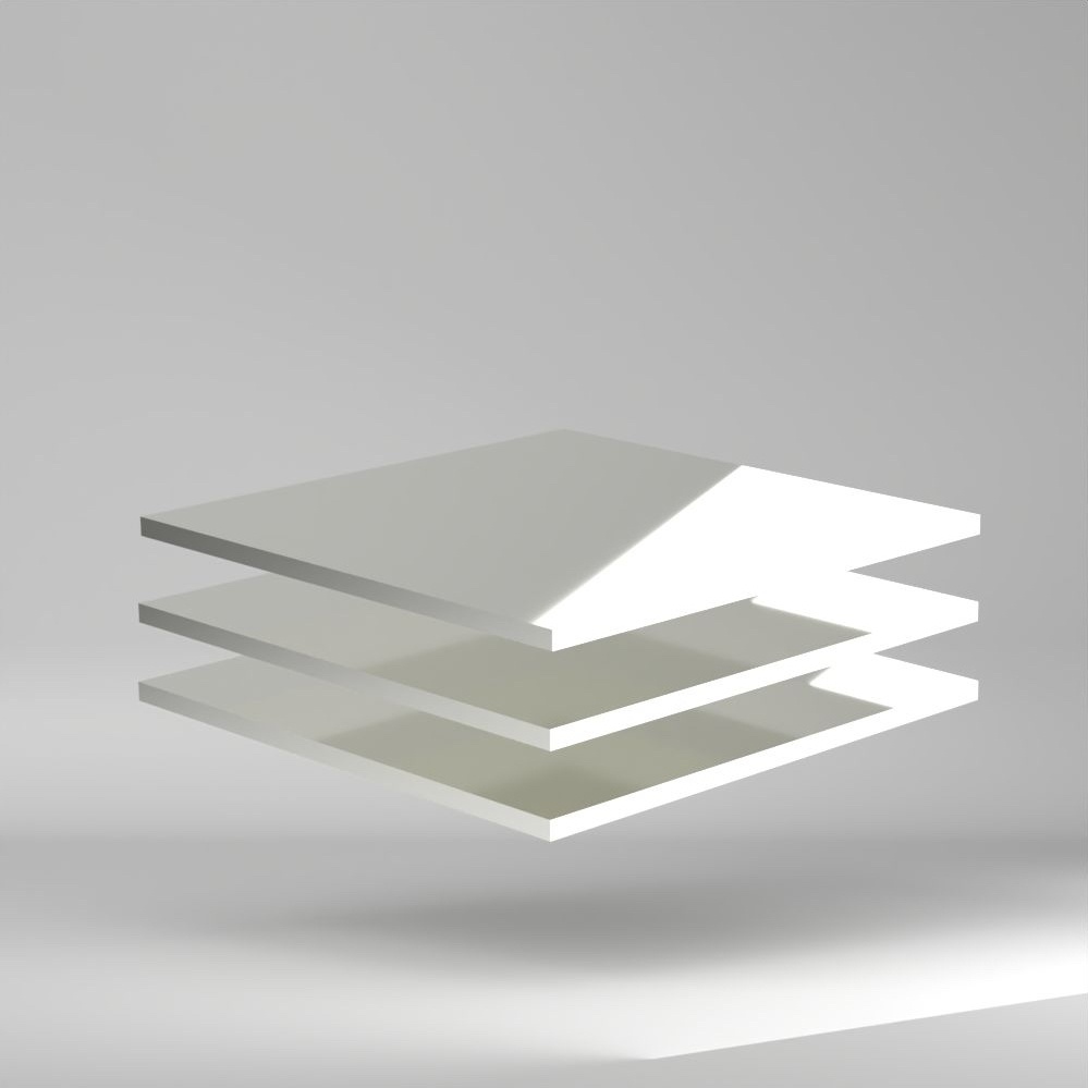 Vikuglass PMMA Platte Weiss 3050x2030x10mm ✔ Nachgewiesene Witterungsbeständigkeit. Lebenslang UV-beständig.