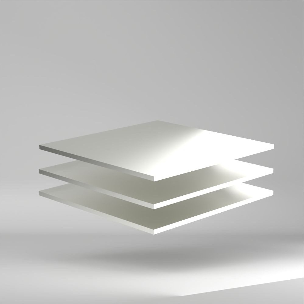 Vikuglass PMMA Platte Weiss 3050x2030x8mm ✔ Nachgewiesene Witterungsbeständigkeit. Lebenslang UV-beständig.