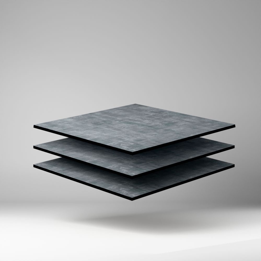 Trespa Meteon Focus HPL Platte Brooklyn Steel 3050 x 8 mm Kratz- und stoßfest