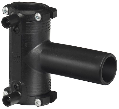 102650 ELGEF+ PE100 T-Stück 90° D63 Heizwendelschweissung
