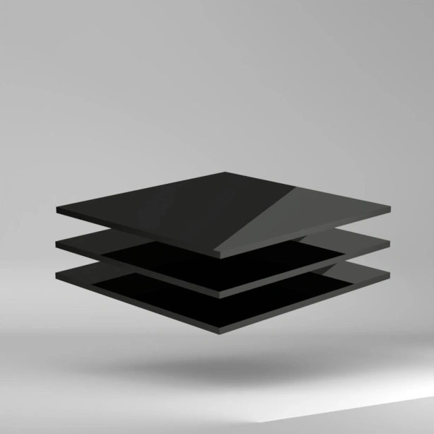 SIMONA PVC-CAW PVC-U Platte Dunkelgrau 2000x1000x8mm ✔ Chemisch widerstandsfähig