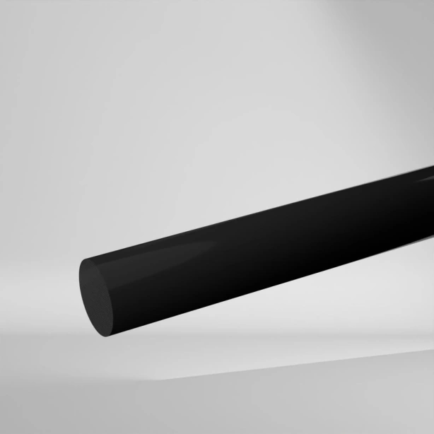 Sustarin POM C Vollstab Schwarz 3000x80mm ✔️ Chemikalienbeständig
