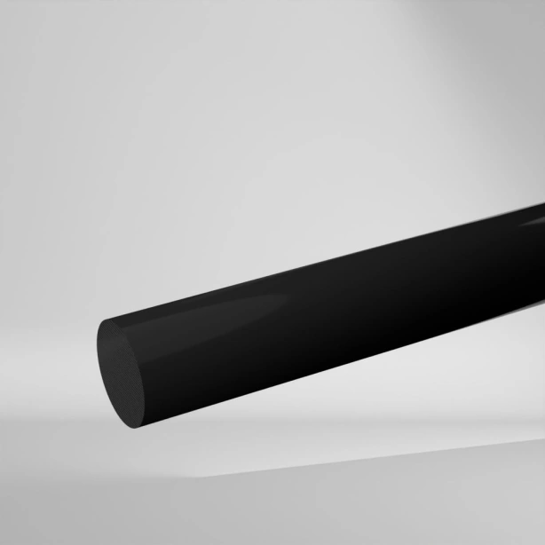 Sustarin POM C Vollstab Schwarz 3000x90mm ✔️ Chemikalienbeständig