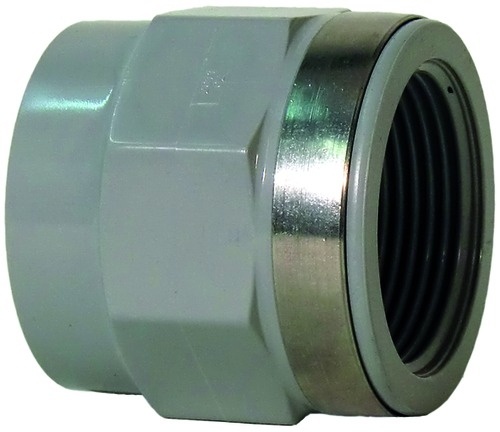 110400 GF PVC-C Übergangsmuffe D32 D1 Zoll PN16