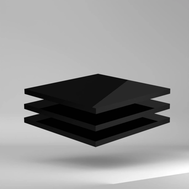 SIMONA PE-HD Platte Schwarz 4000x2000x15mm ✔️ Hohe chemische Widerstandsfähigkeit
