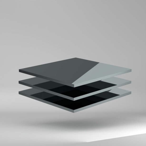 SIMONA PPs Platte Grau 3000x1500x10mm ✔️ Schwerentflammbar