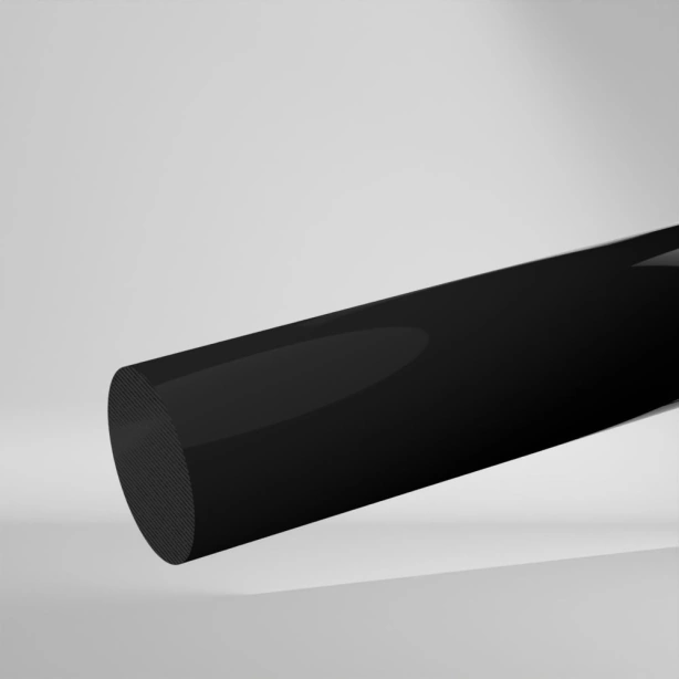 TECAFORM AH POM C Vollstab Schwarz 1000x135mm ✔️ Chemikalienbeständig