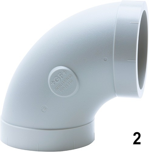 170683 GF PP-H Bogen 90° D20 IR