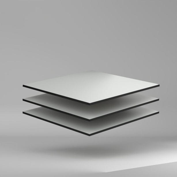 Trespa Meteon Metallics HPL Platte Aluminium Grey 3050 x 8 mm Kratz- und stoßfest
