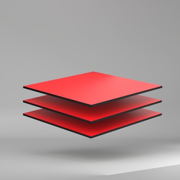 Max Compact Exterior F Colour HPL Platte NT/NT Mars Red 4100 x 8 mm Kratz- und stoßfest