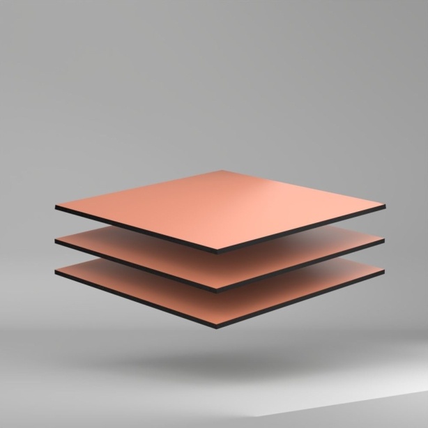 Trespa Meteon Uni Colours HPL Platte Salmon 4270 x 8 mm Kratz- und stoßfest