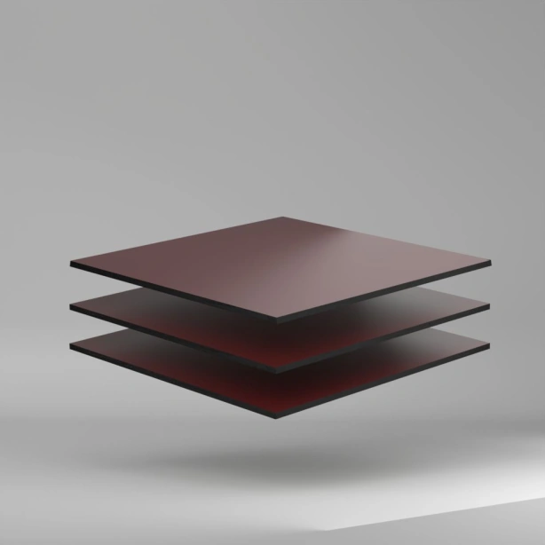 Trespa Meteon Uni Colours HPL Platte Wine Red 4270 x 8 mm Kratz- und stoßfest